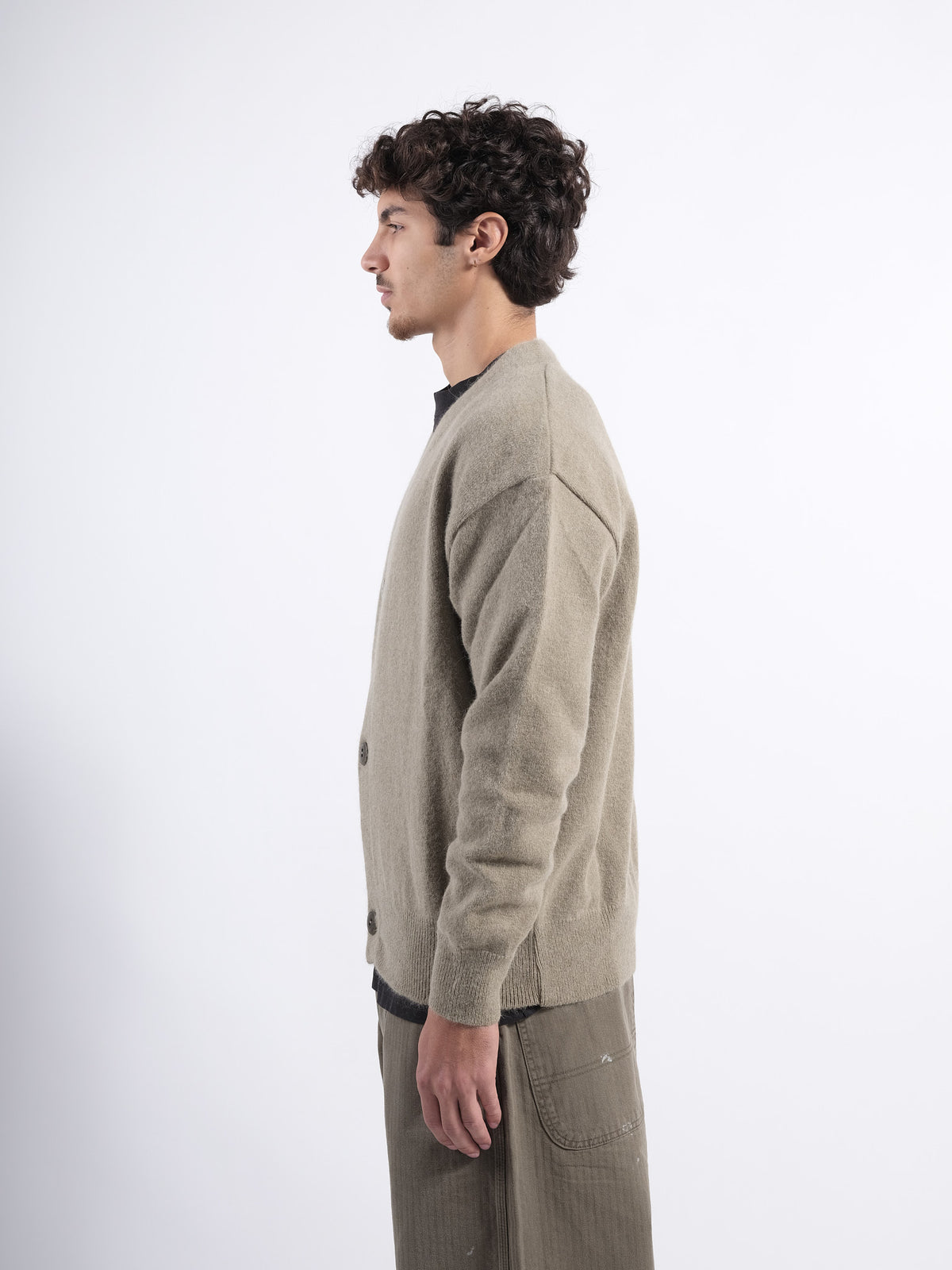 Armen cardigan Khaki