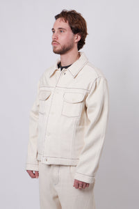 Denim Kantha Embroided Jacket