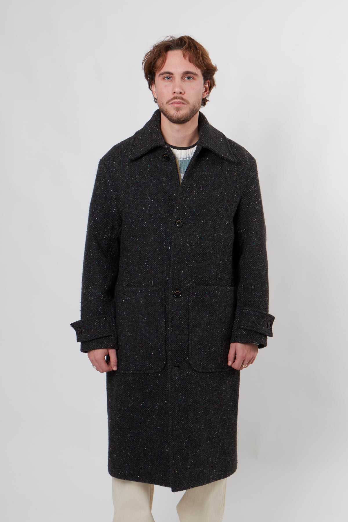 Garden Coat P'S Donegal Tweed