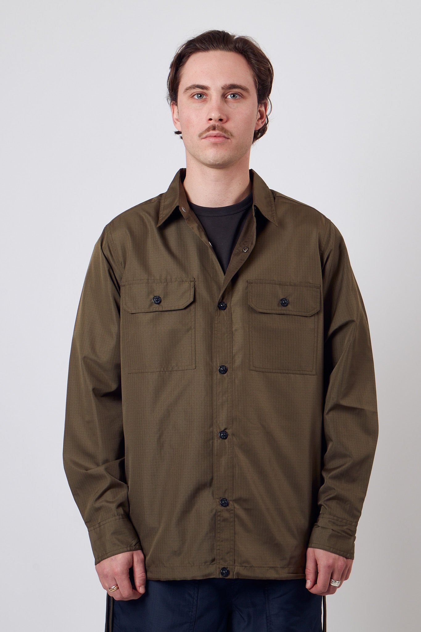 Military Long Sleeve Shirts Dark Olive