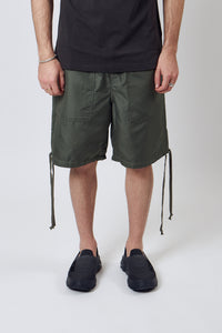 Military Reversible Short Pants Olive