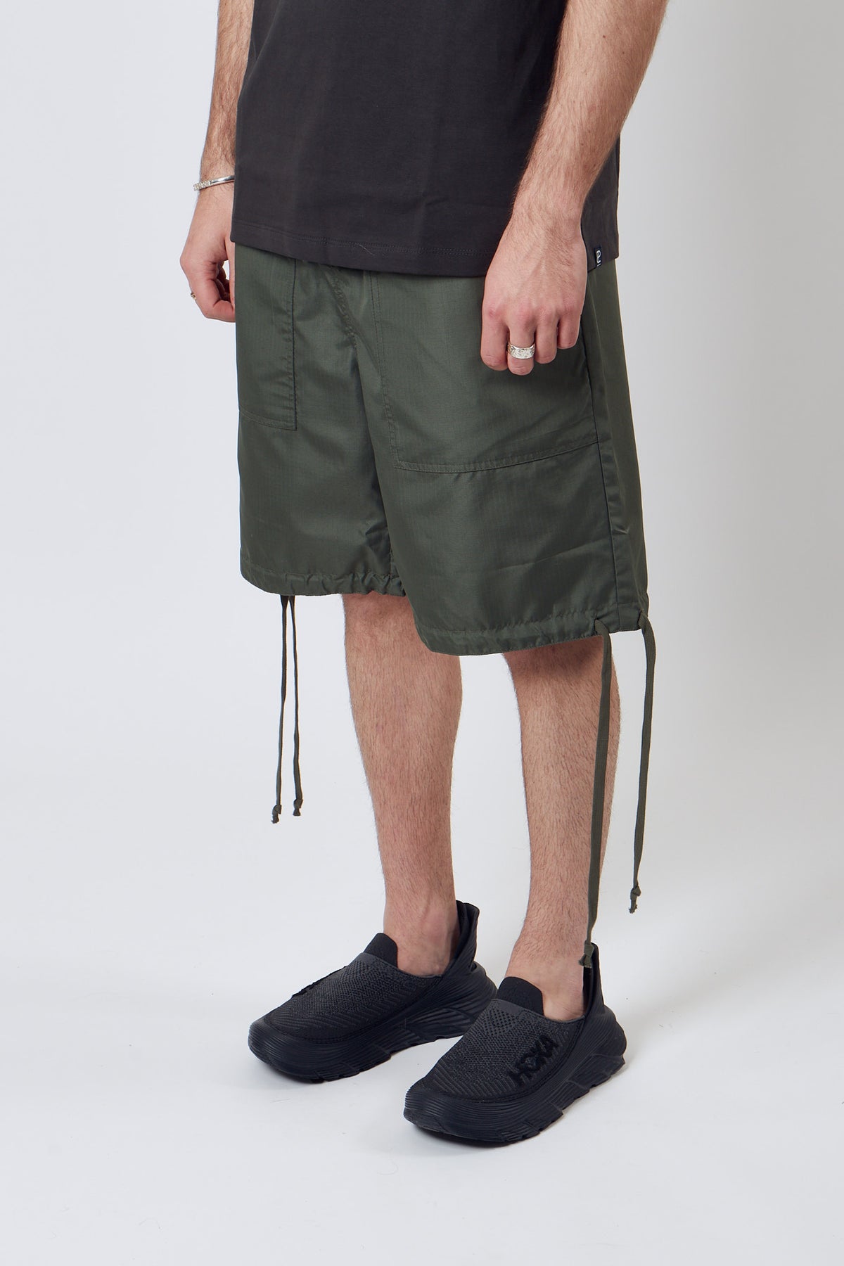 Military Reversible Short Pants Olive