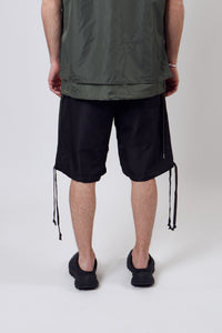 Military Reversible Short Pants Black