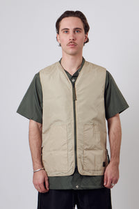 Military Reversible V Neck Vest Olive