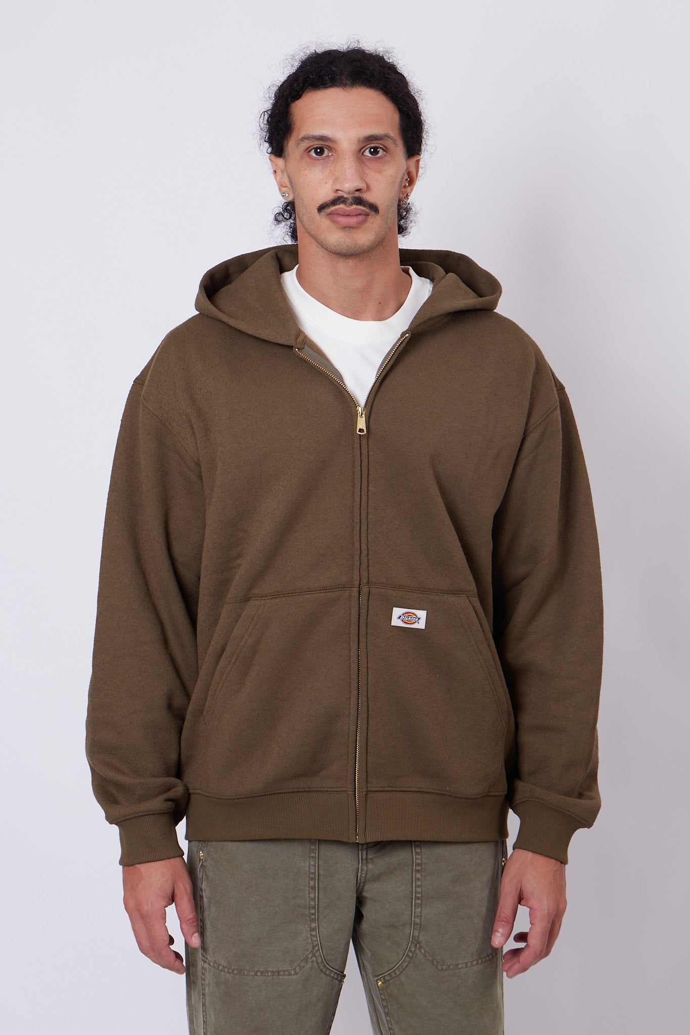 Mineral FZ Hoodie Military Green