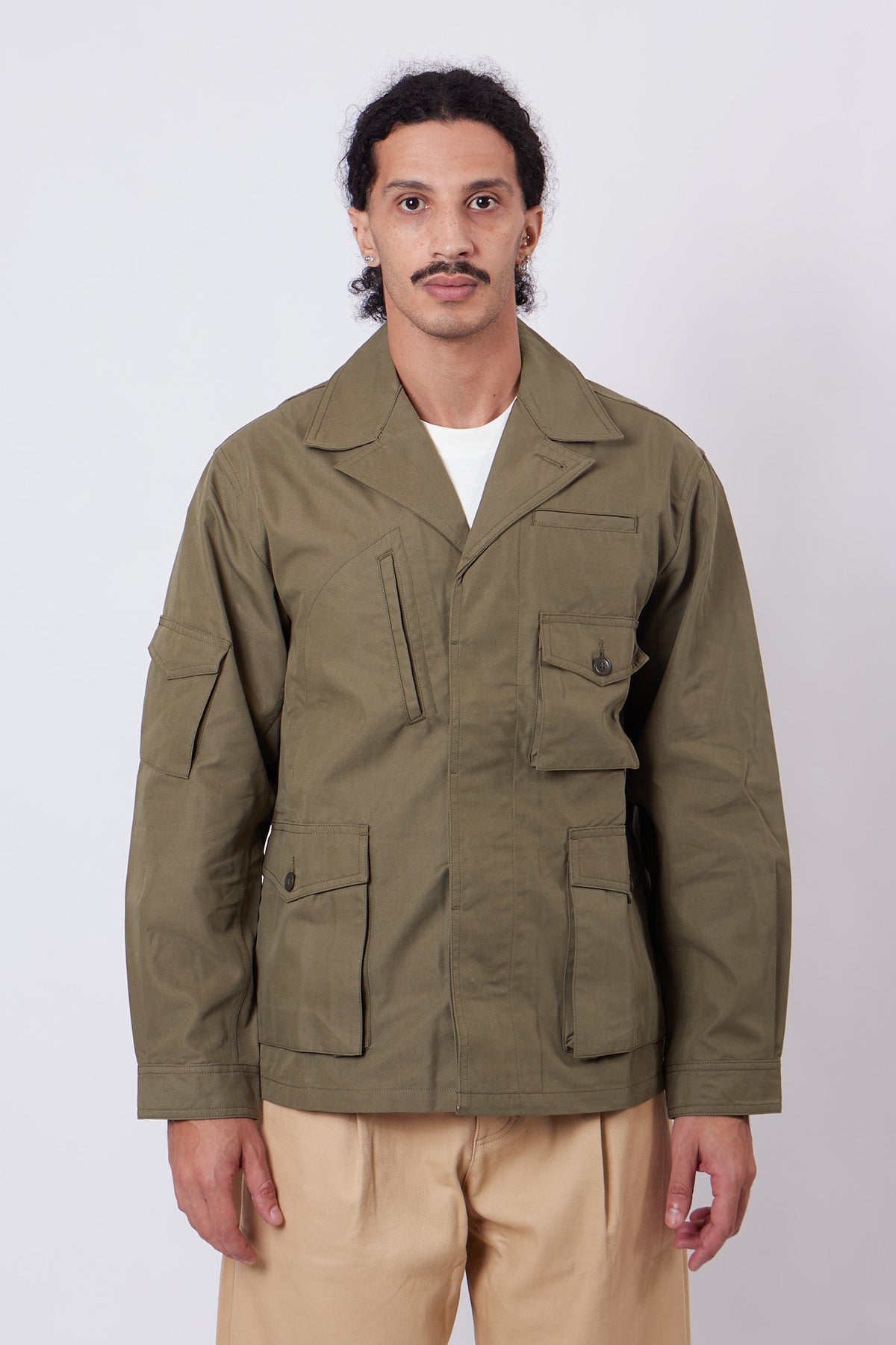 Multi Pocket Jacket Green
