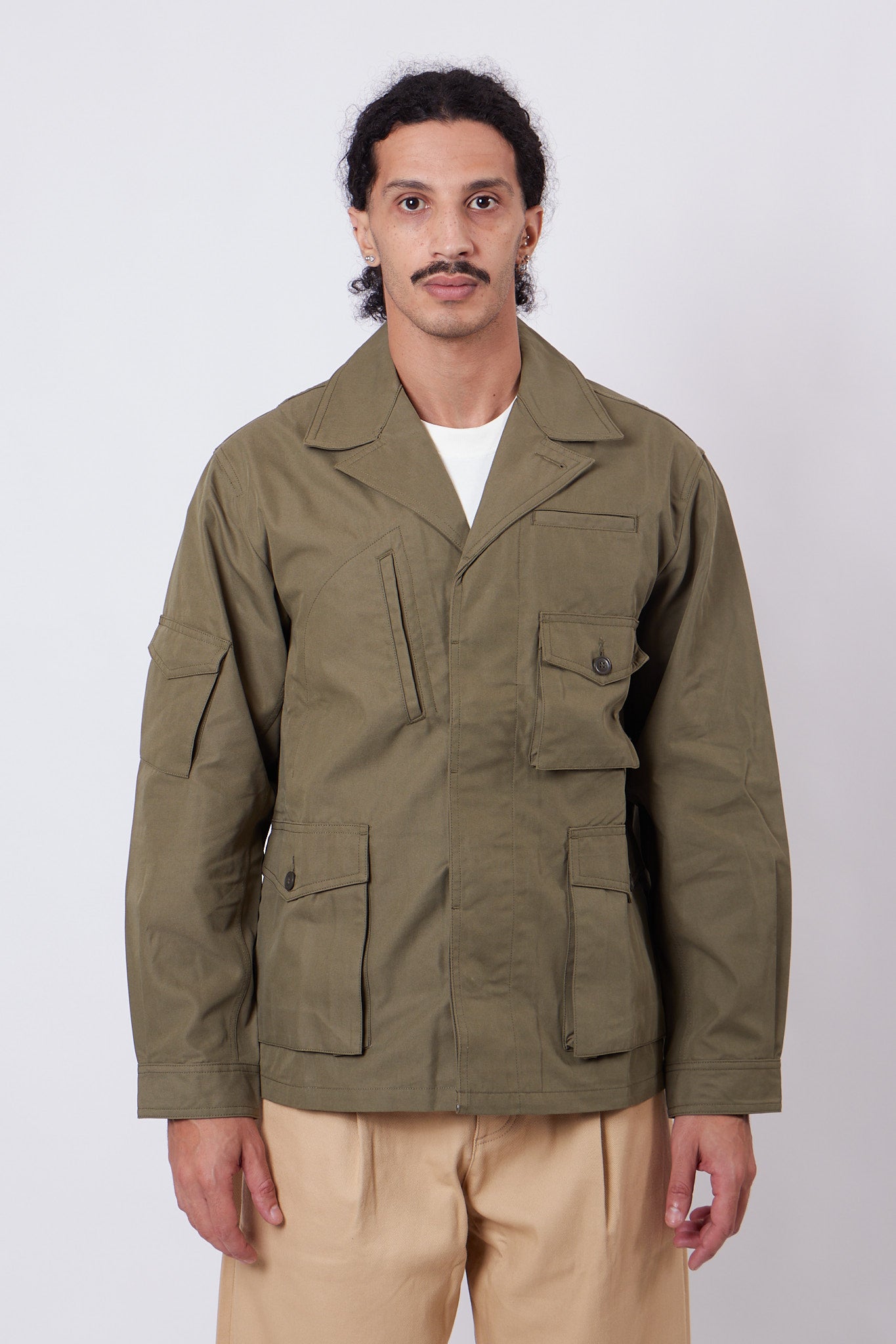 Multi Pocket Jacket Green