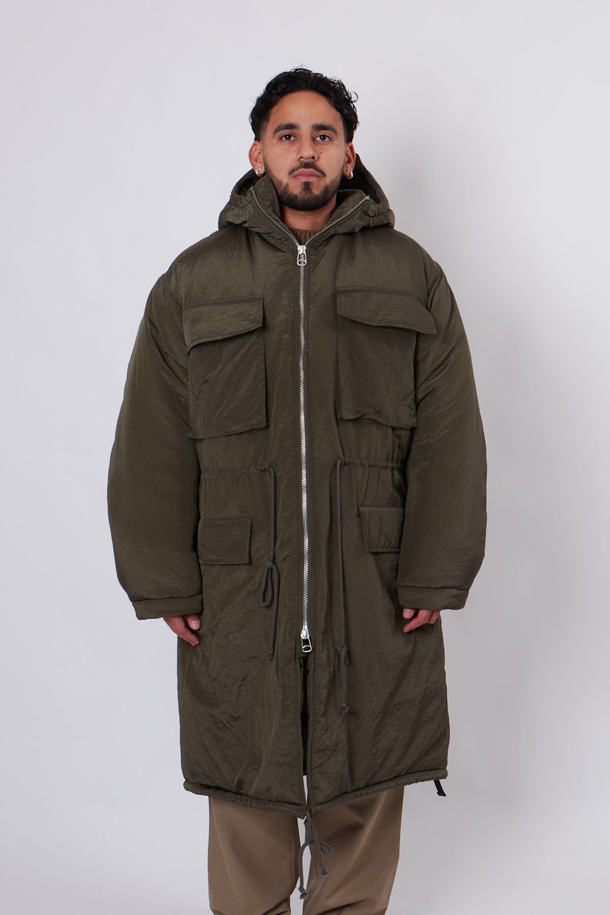 Padded M65 Parka Military Green