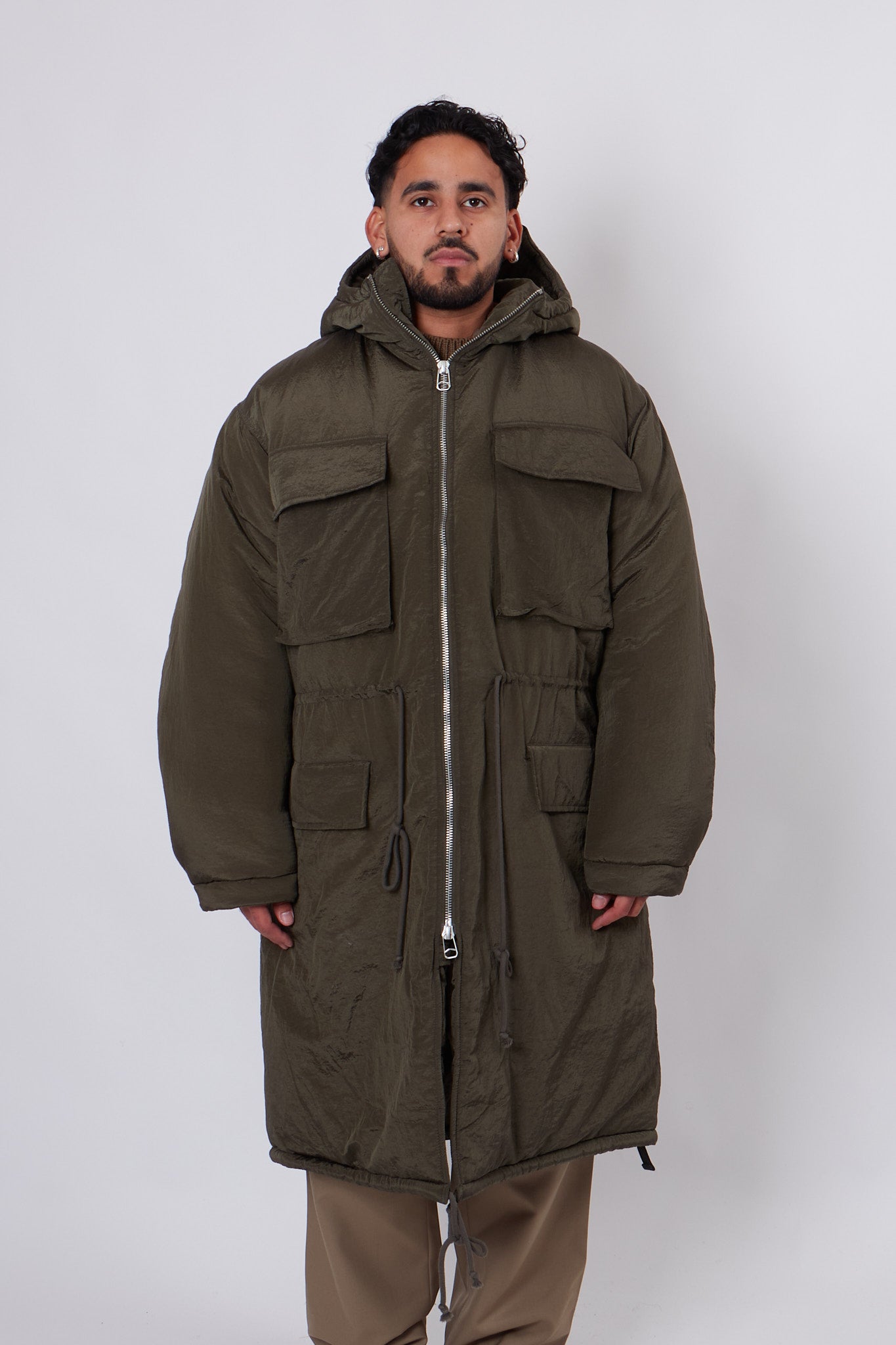 Padded M65 Parka Military Green