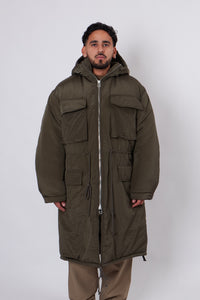 Padded M65 Parka Military Green