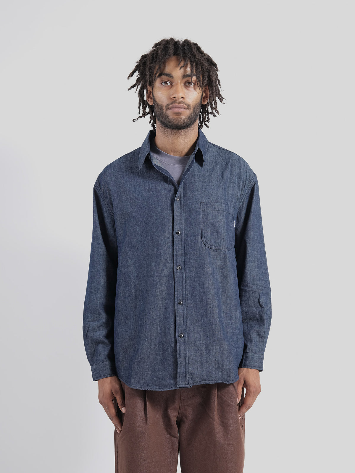 Relaxed Chambray Shirt