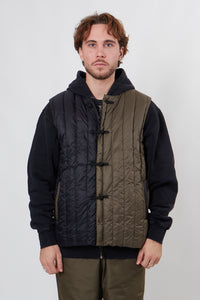 Reversible China Button Inner Down Vest