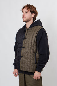 Reversible China Button Inner Down Vest