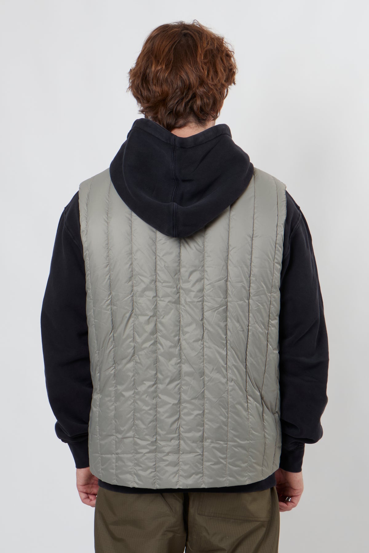 Reversible China Button Inner Down Vest