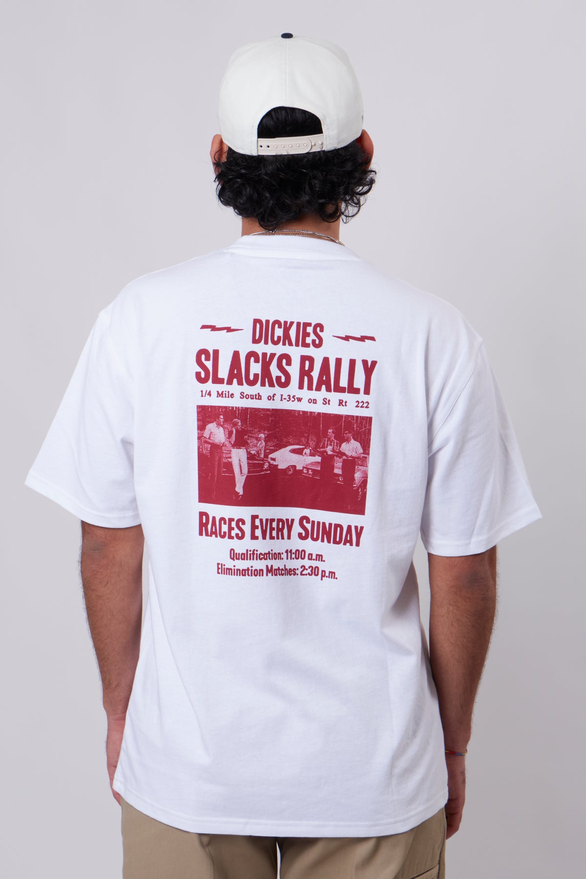 Slacks Rally SS Tee White