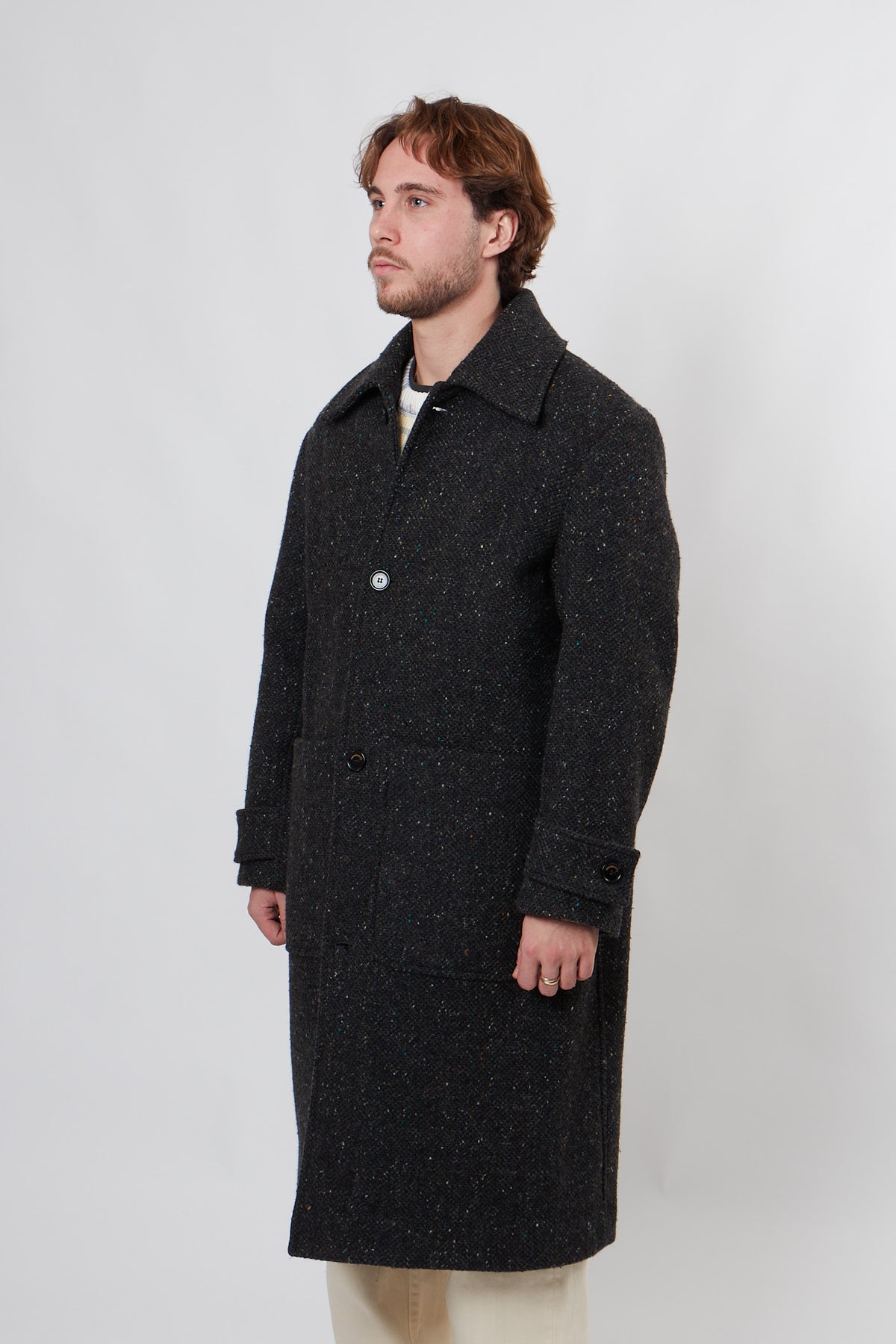 Garden Coat P'S Donegal Tweed