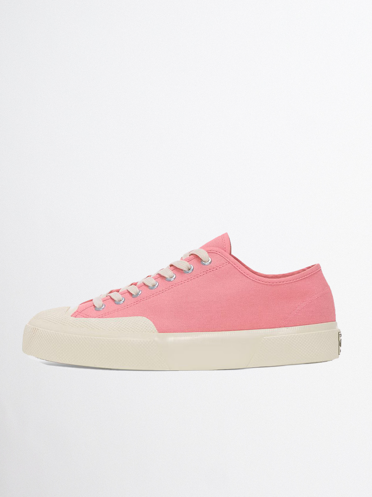 2432 WORKS LOW CUT COTTON CANVAS PINK-OFF WHITE
