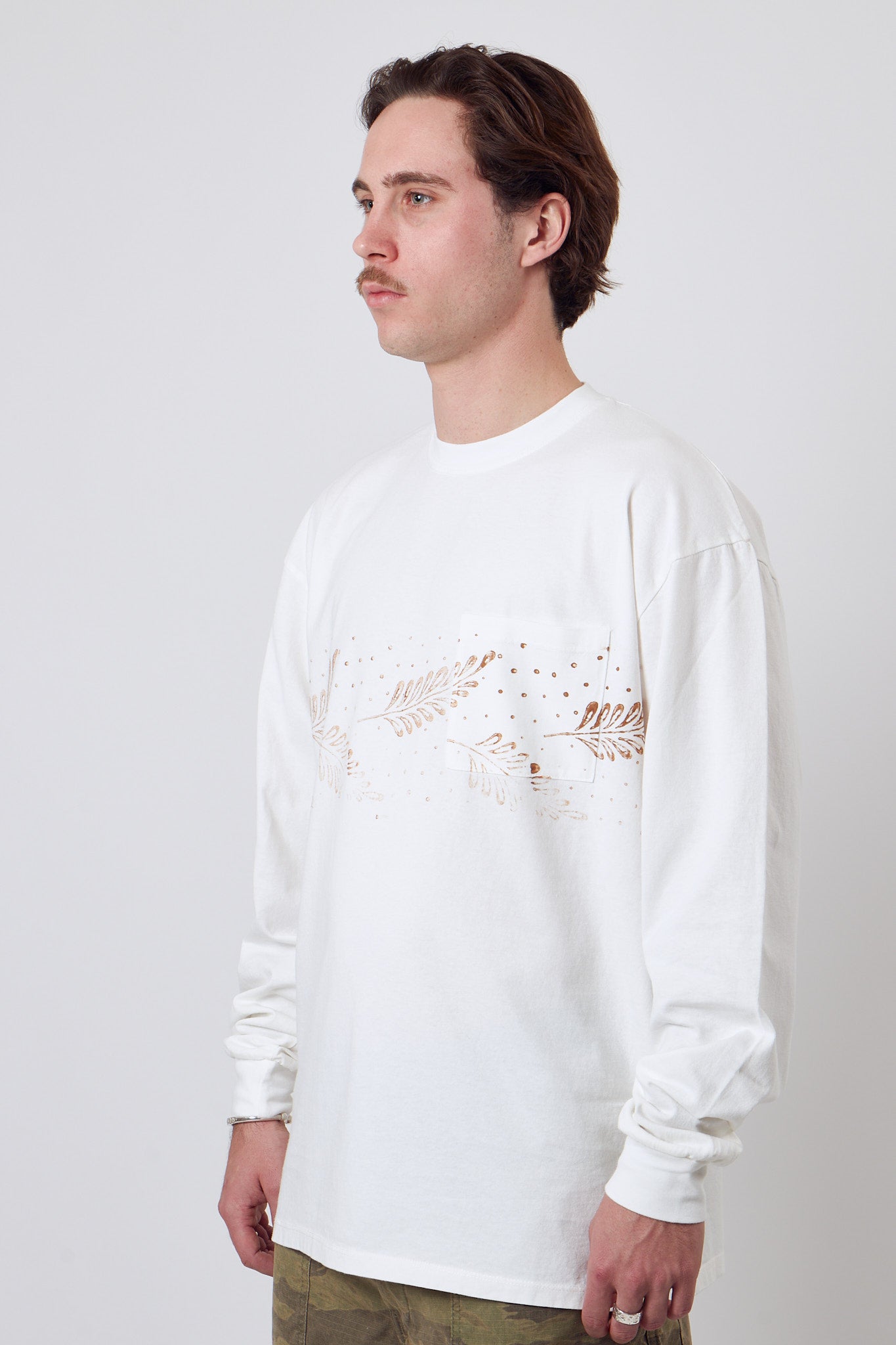 T-Shirt Pocket L/S Hand Paint