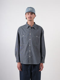 TWO POCKET DENIM SHIRT