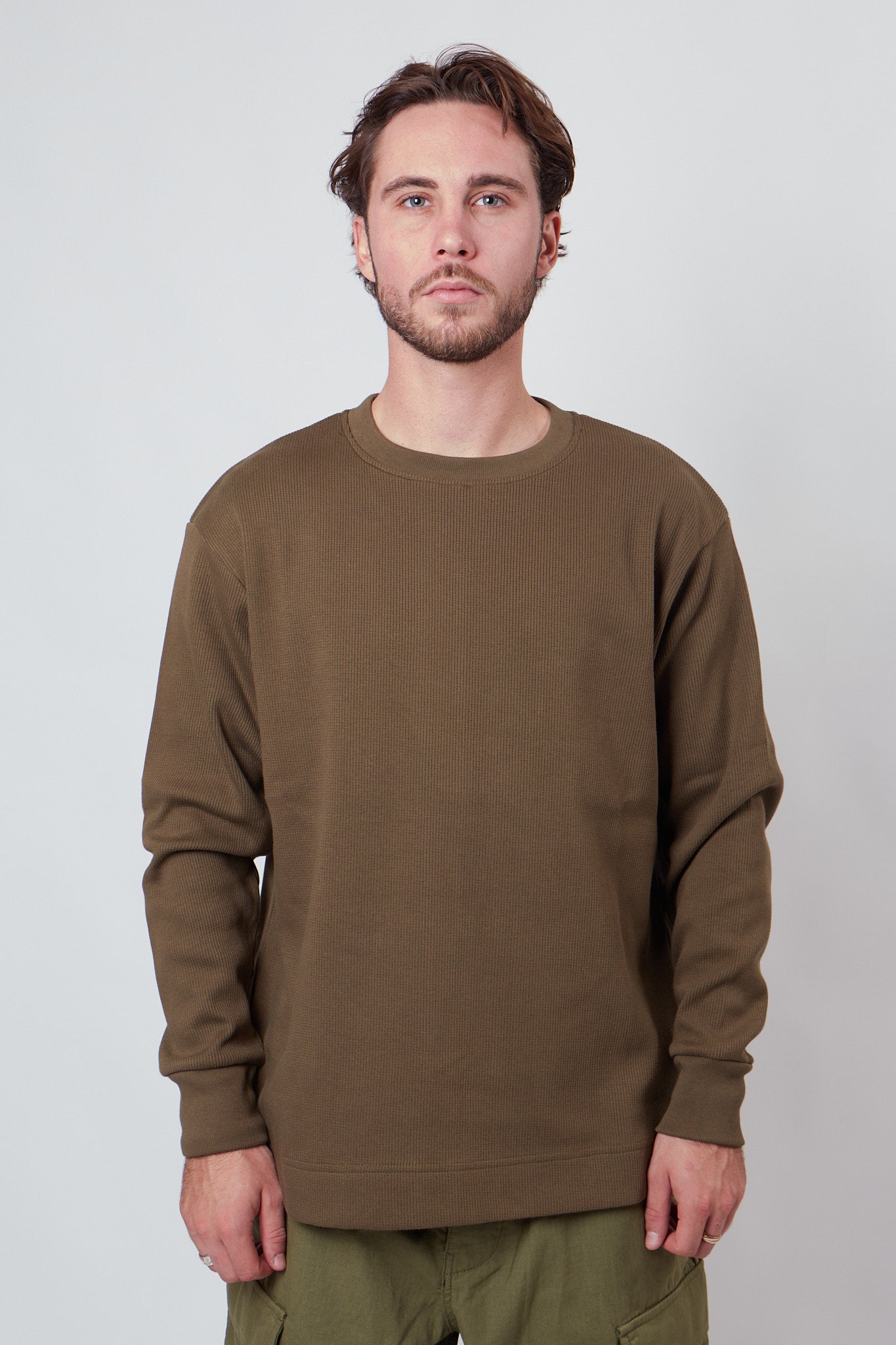 Vahé T-Shirt Manches Longues Kaki