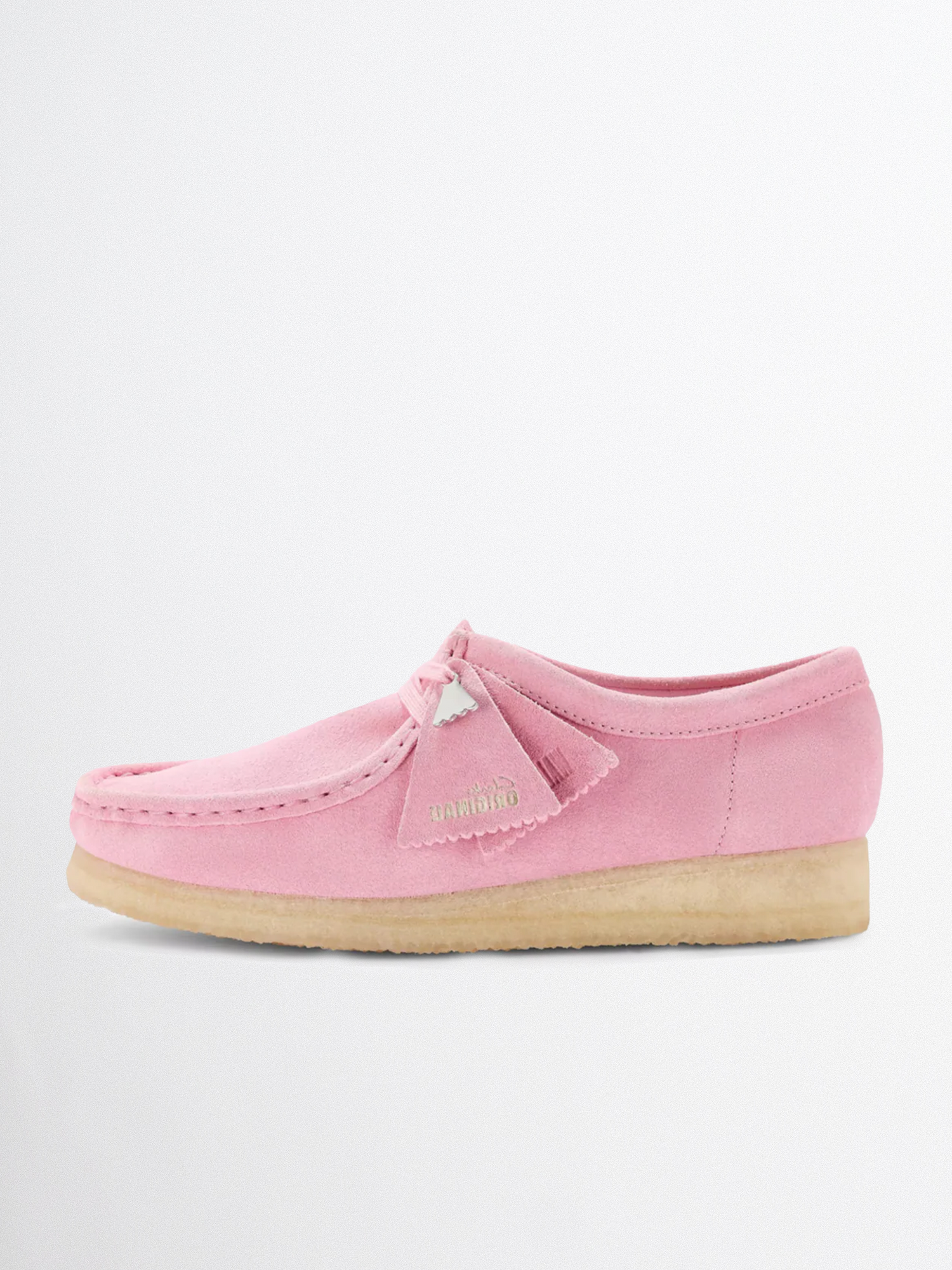 Wallabee Light Pink Suede