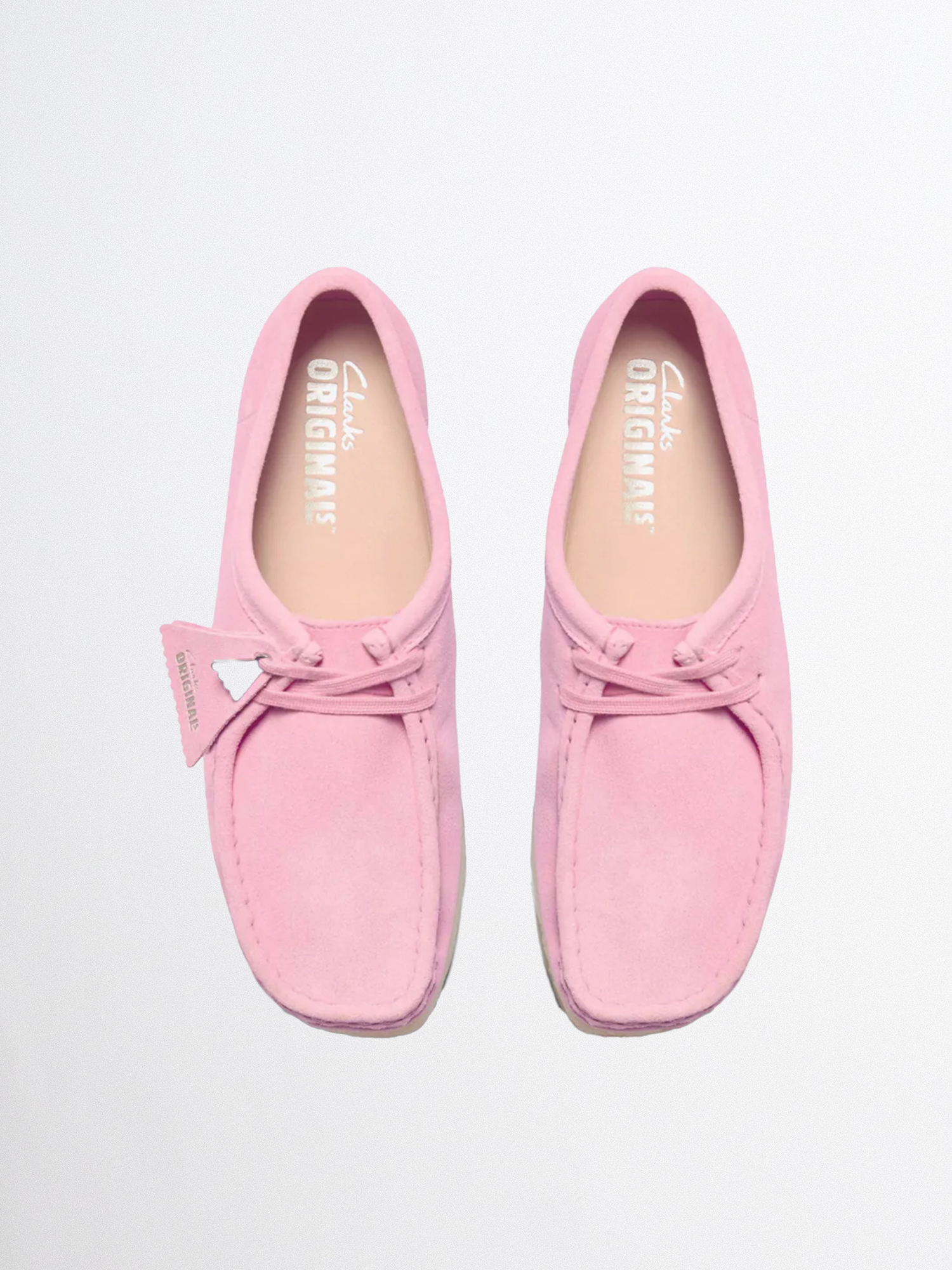 Wallabee Light Pink Suede