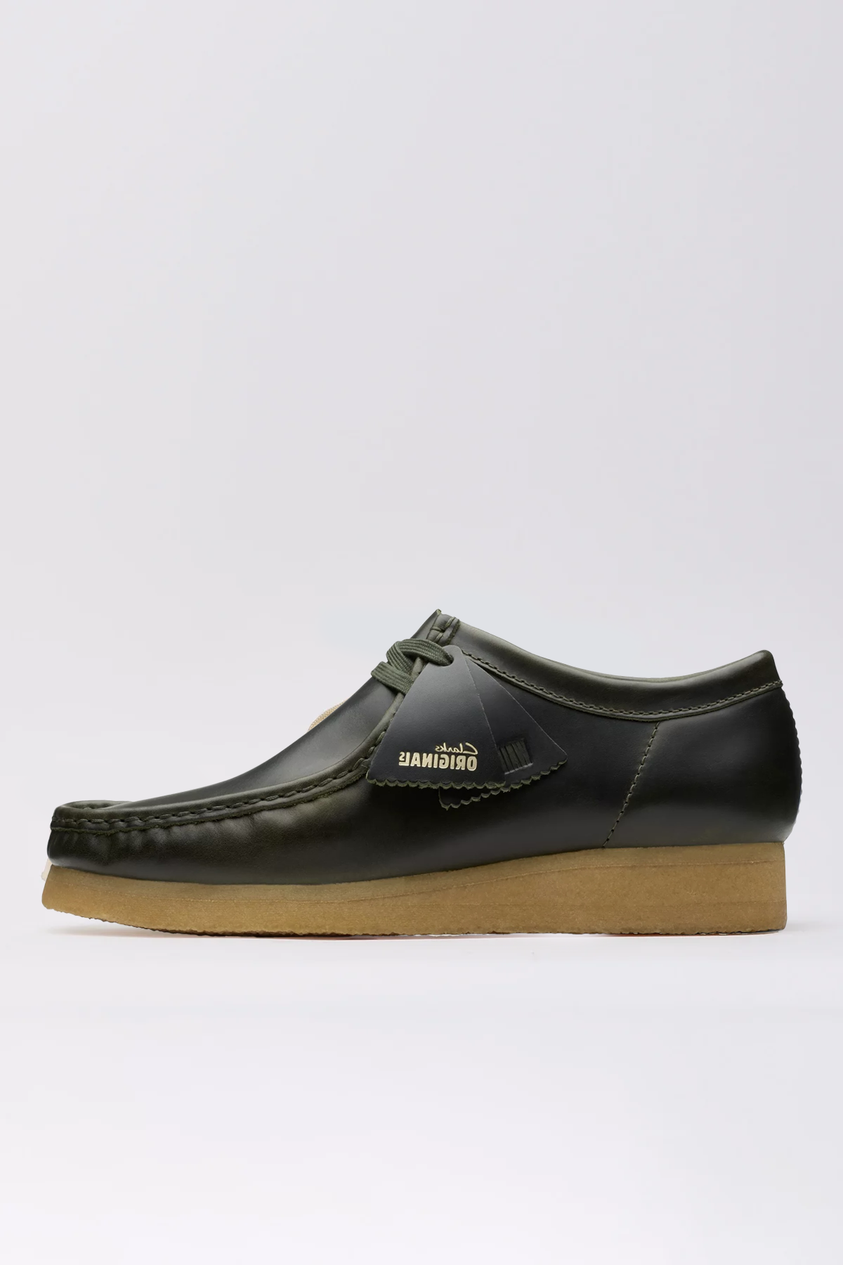 Wallabee Forest Green Leather