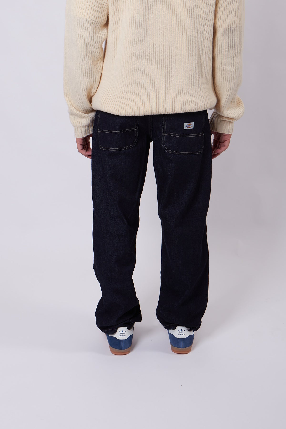 Selvedge Double Knee Denim Rinsed