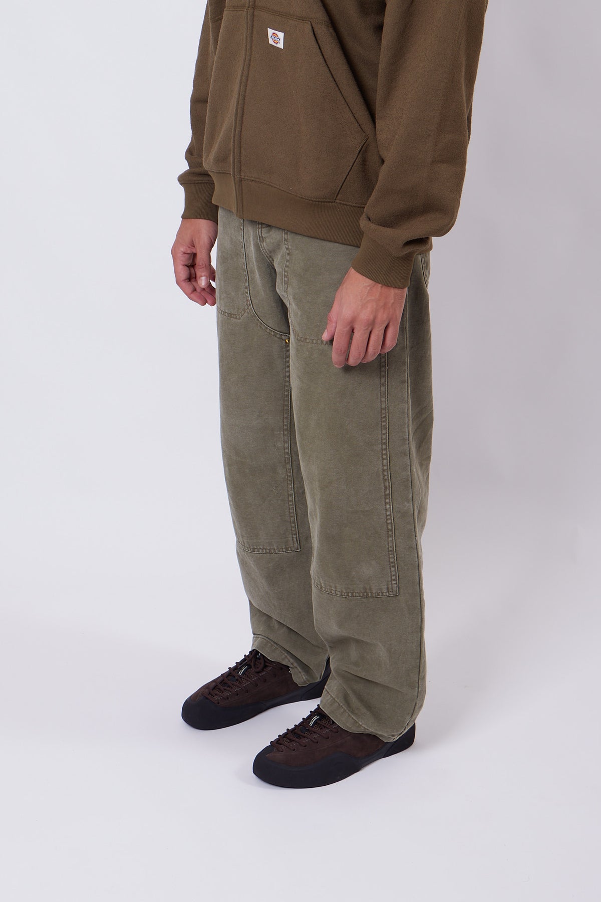 Trucker Double Knee Military Green