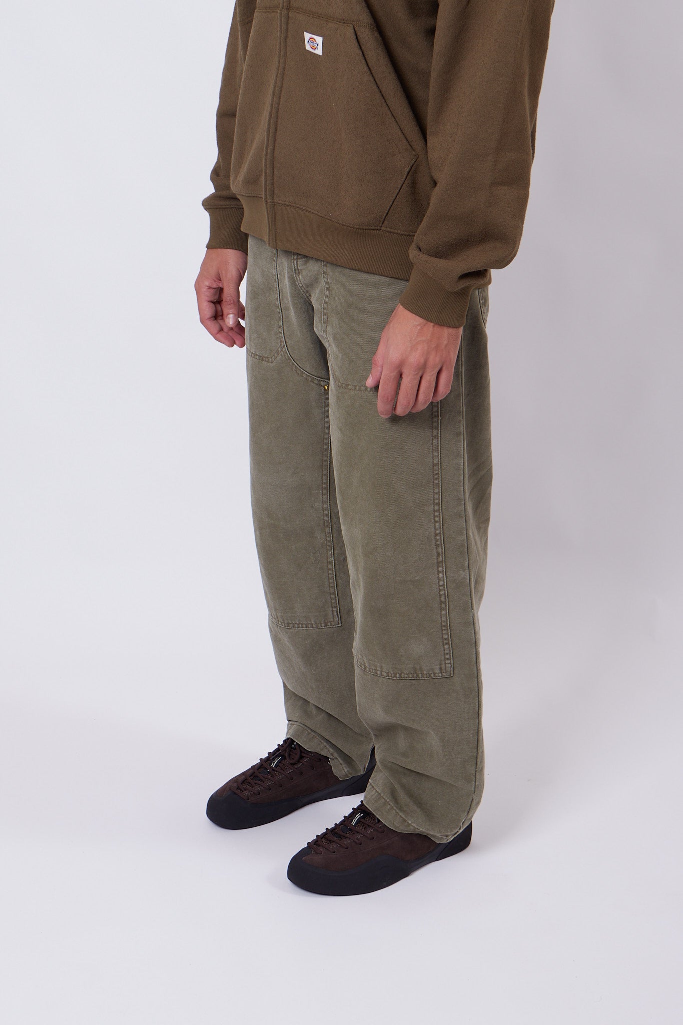Trucker Double Knee Military Green