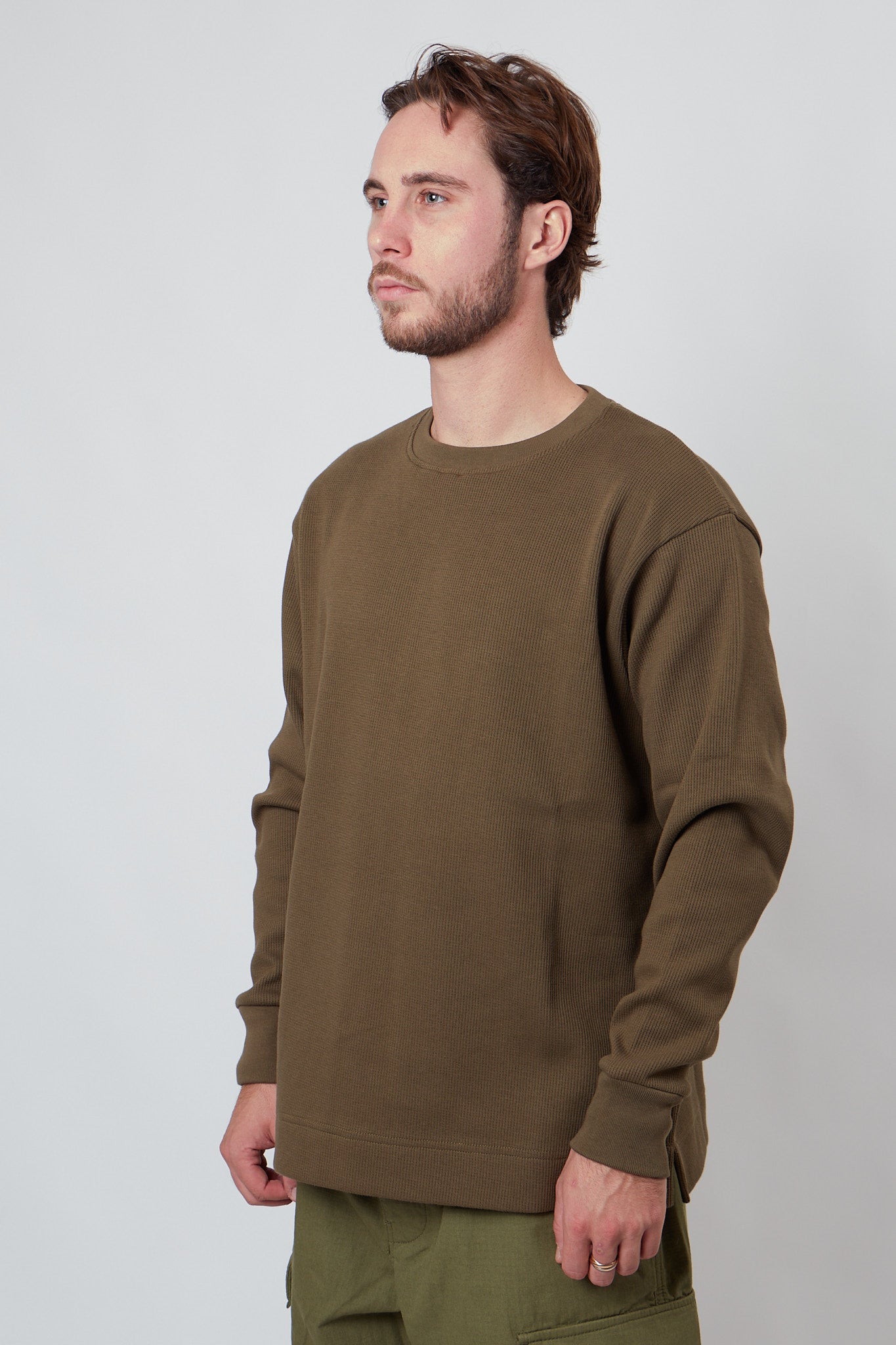 Vahé T-Shirt Manches Longues Kaki