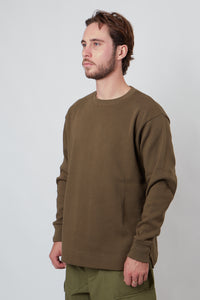 Vahé T-Shirt Manches Longues Kaki