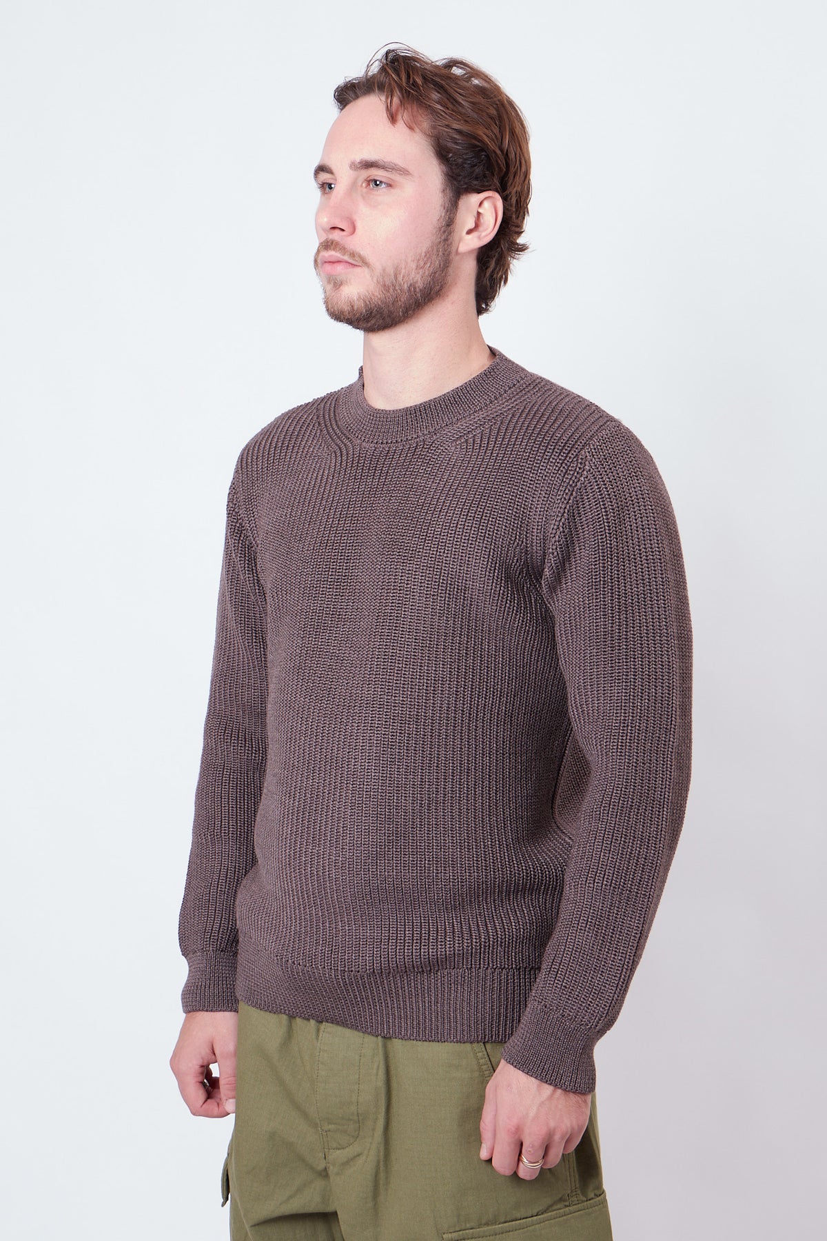 Vasken Pull Col Rond Café