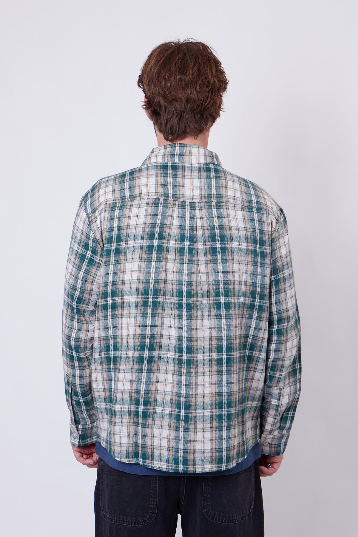 Flannel Shirt Green Plaid